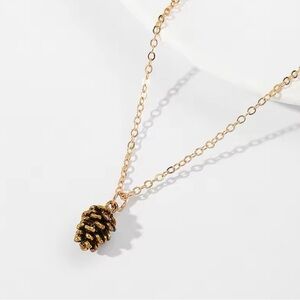 Cute Pinecone Necklace Nature Necklace Forest Necklaces